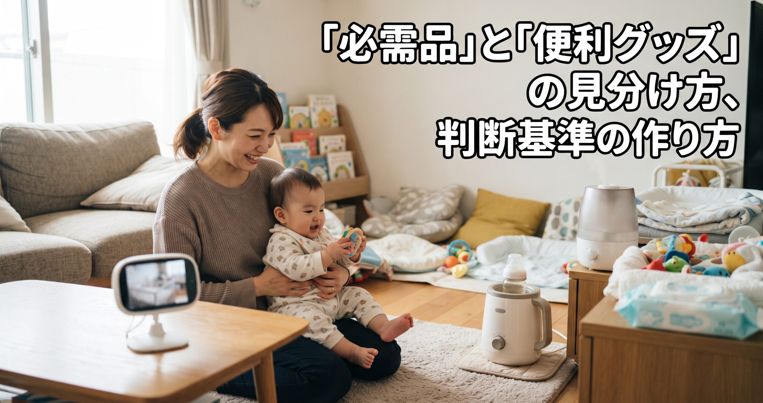 「必需品」と「便利グッズ」の見分け方、判断基準の作り方