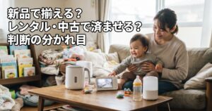 新品で揃える?レンタル・中古で済ませる?判断の分かれ目