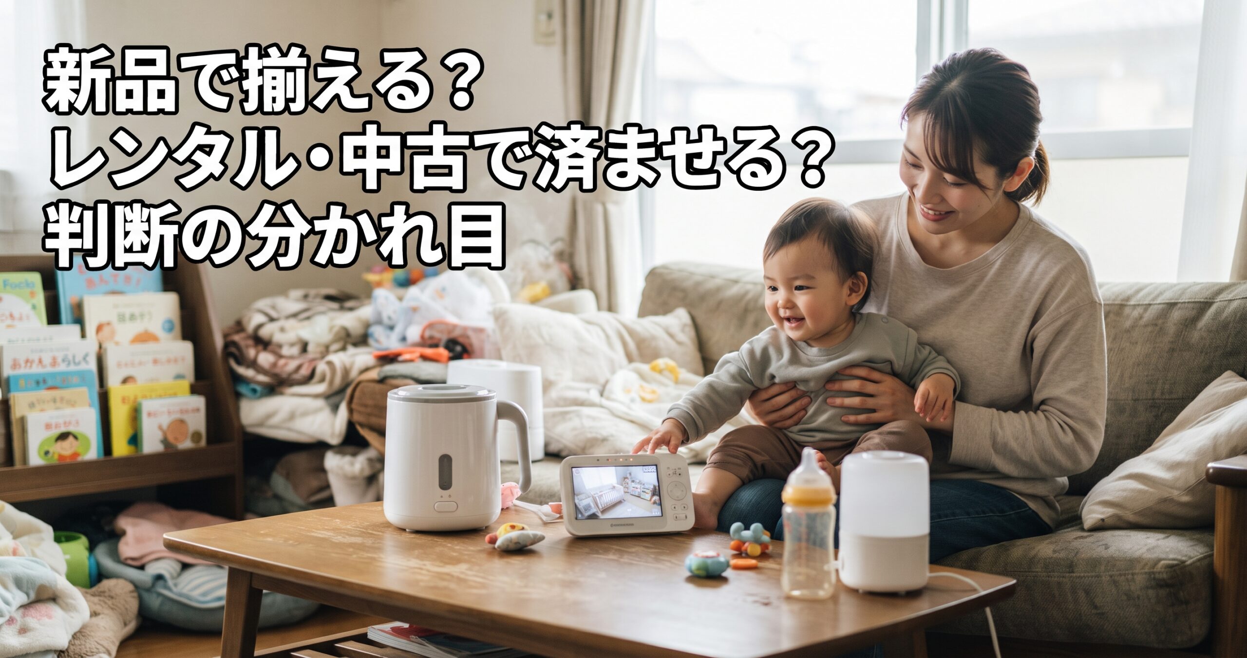 新品で揃える?レンタル・中古で済ませる?判断の分かれ目