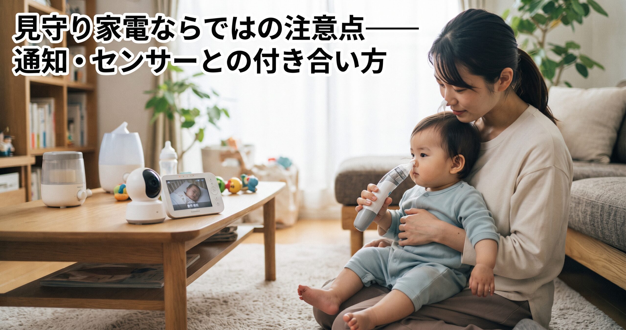 見守り家電ならではの注意点——通知・センサーとの付き合い方