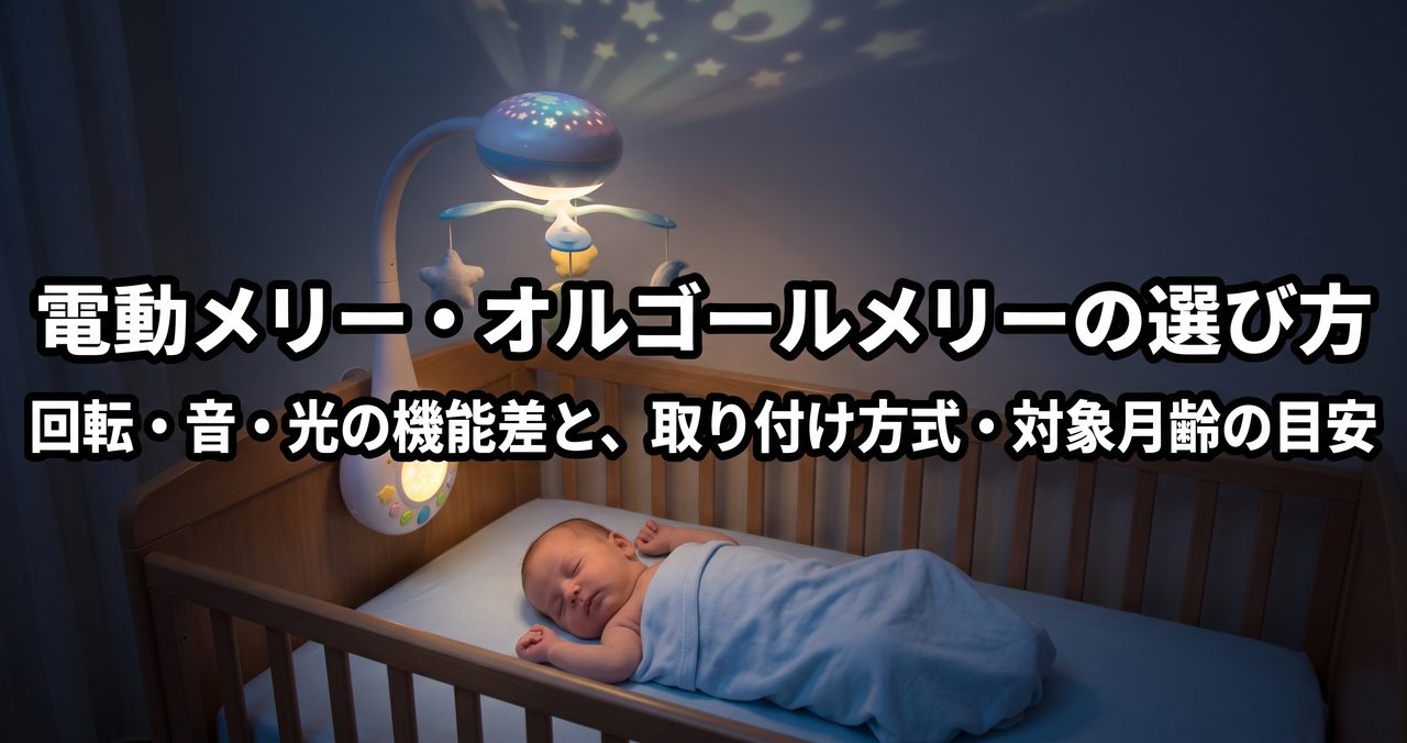 電動メリー・オルゴールメリー選び方の記事アイキャッチ